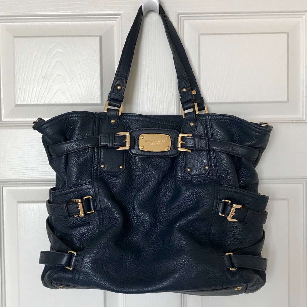 MICHAEL Michael Kors Navy Slouchy Bag